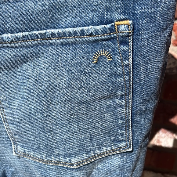 NWT Porter Blue Emma Cut Off jean shorts - Picture 5 of 5